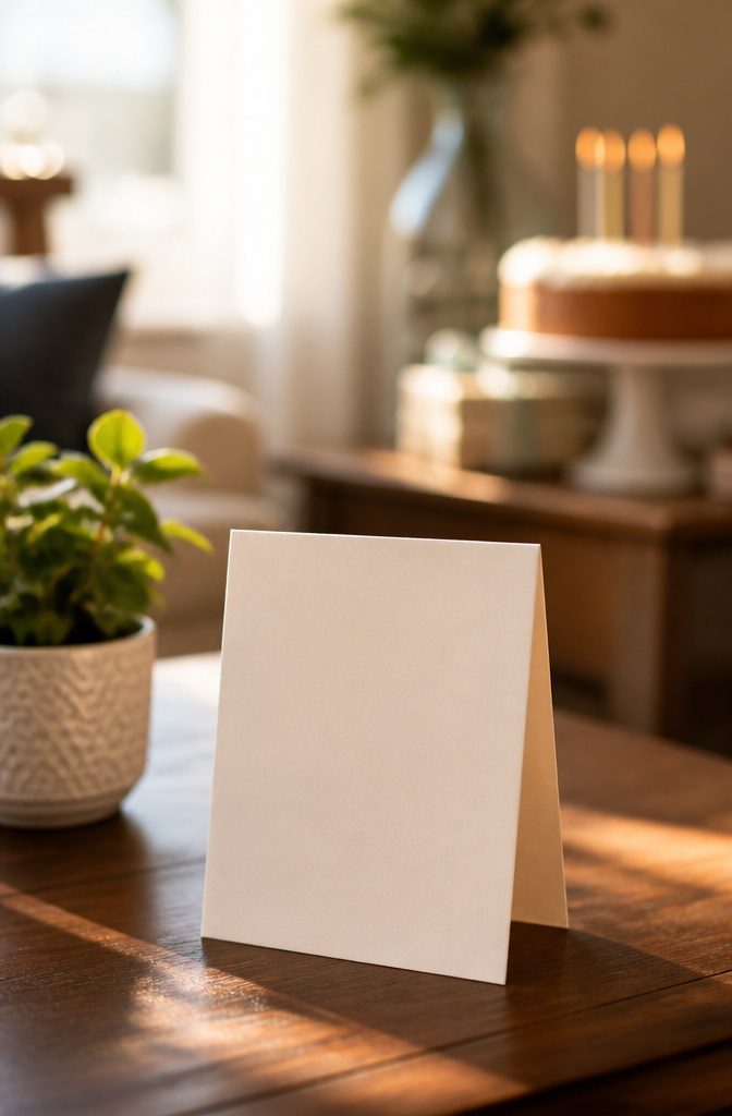 A birthday card with a short, heartfelt message for a grandson.